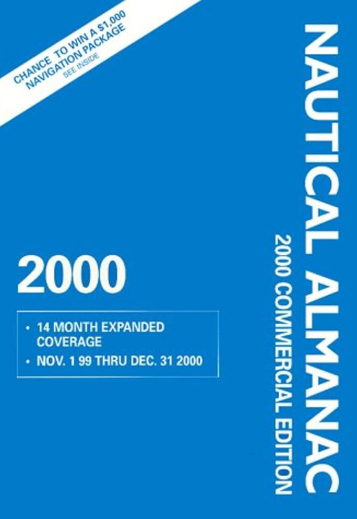 سالنامه نجومی ناتیکال المانک 2000 ( استاندارد امتحانات سازمان بنادر )Nautical Almanac 2000
